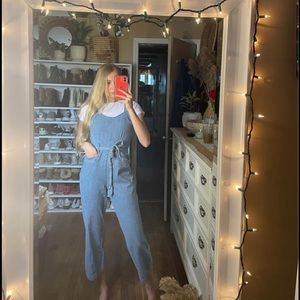 Vintage Denim Overalls Jumpsuit